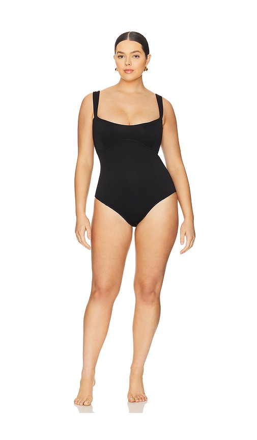 GOOD AMERICAN COMPRESSION SWEETHEART SWIMSUIT