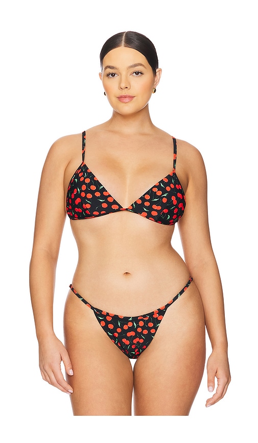 GOOD AMERICAN CHERRY PERFECT FIT TOP 