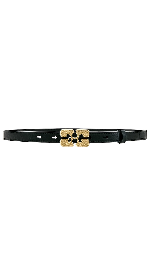 小物 GANNI Black butterfly rhinestones belt 51xsObIricL.jpg