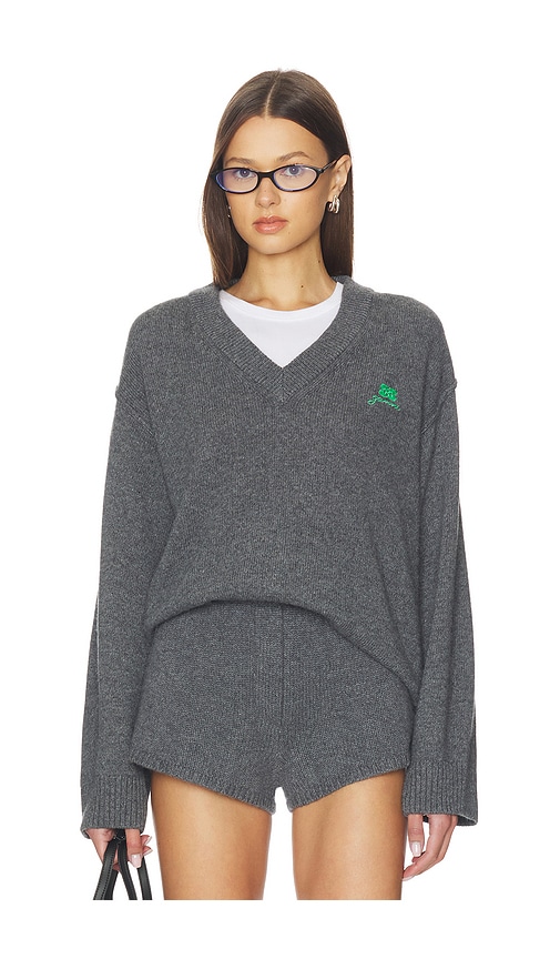 Ganni Core Future Wool Mix V-neck