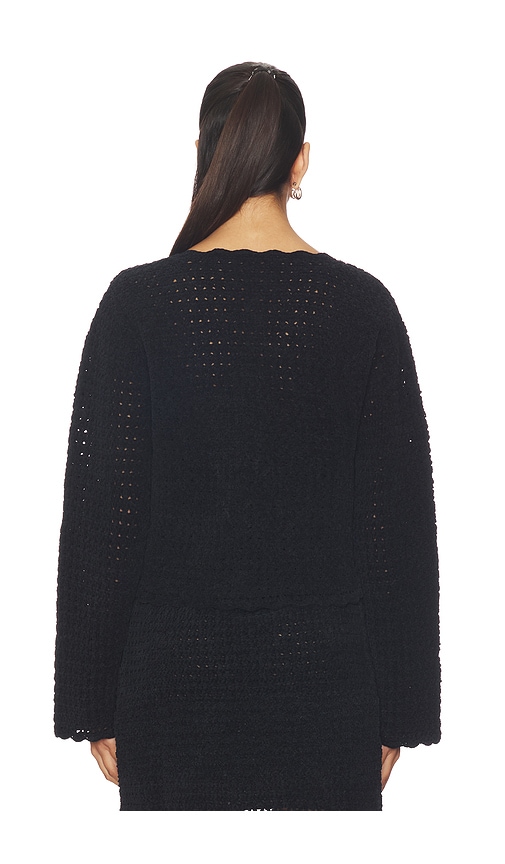  Ganni Cardigan Chinille In Black. Größe S. Also In Xs, M, L. 