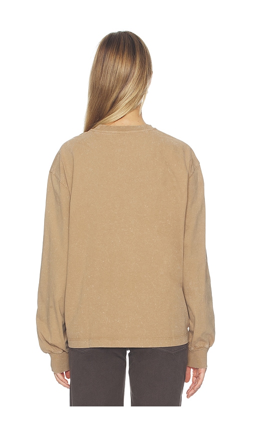  Ganni Jersey Future Essentials Washed Effect Long Sleeve En Color Marrón Talla L  (también En M, S, Xl, Xs). 