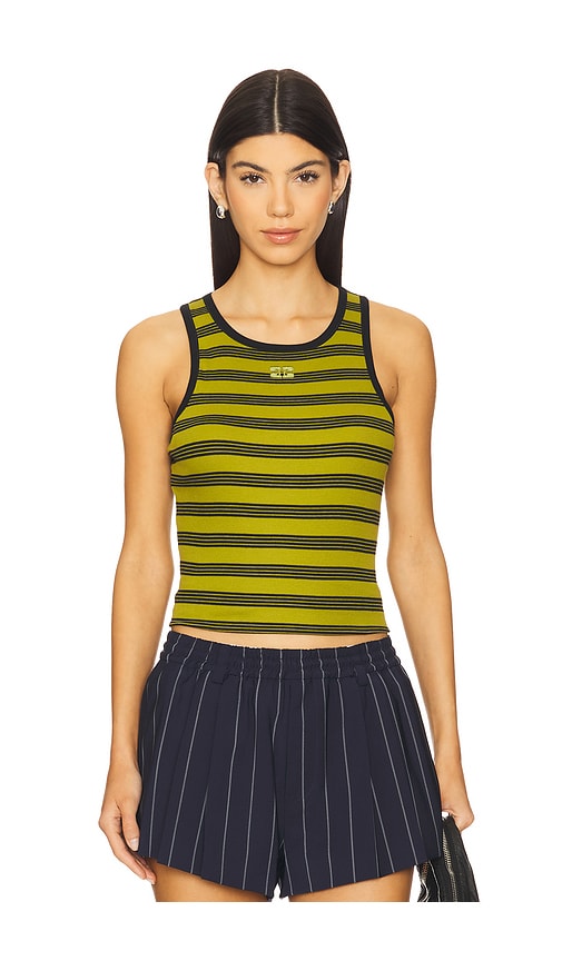 Striped Rib Tank Top