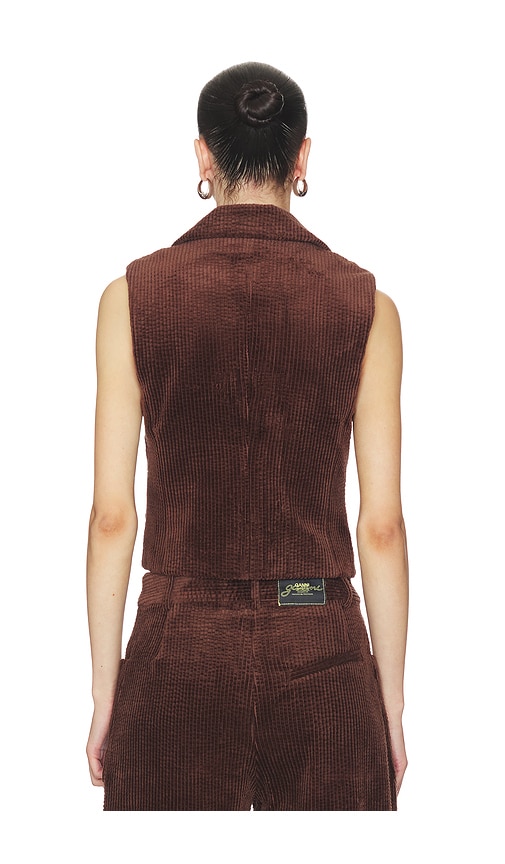  Ganni Weste In Brown. Größe 32. Also In 34, 36. 