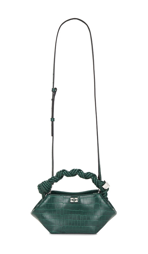 Bou Mini Croco Bag in Teal.