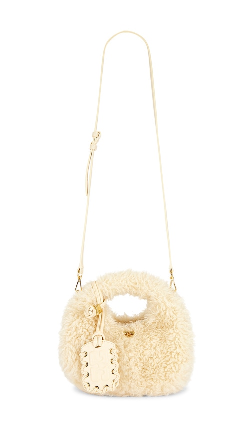 Ganni Mini Fur Hobo Bag