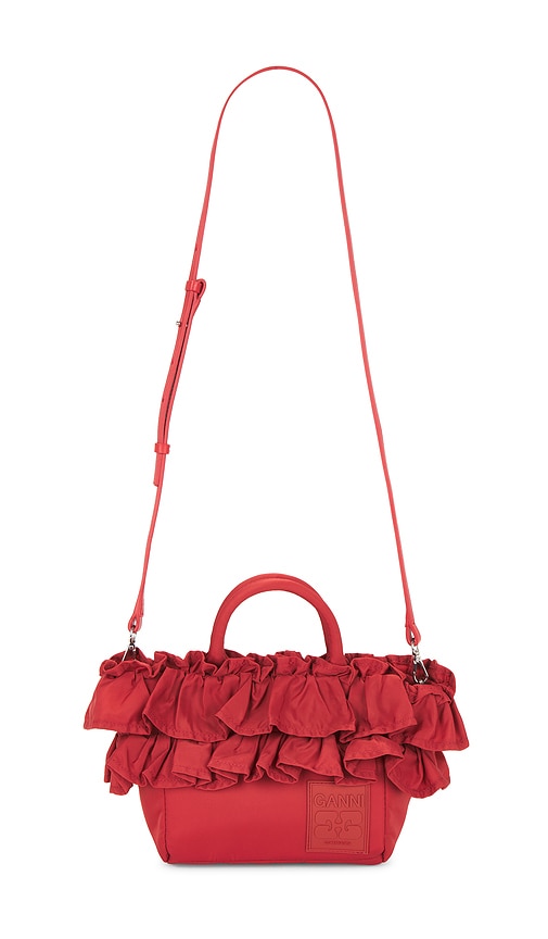 Ganni Mini Shopper Ruffle Bag | Thumbnail 3 Ganni Mini Shopper Ruffle Bag | Thumbnail 3
