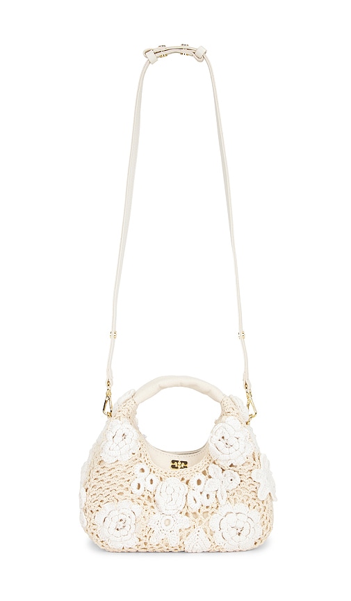 Ganni SAC CABAS BAG en White 1096$