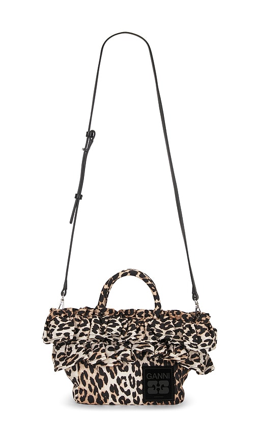 Ganni MINI-SAC SHOPPER en Brown 390$