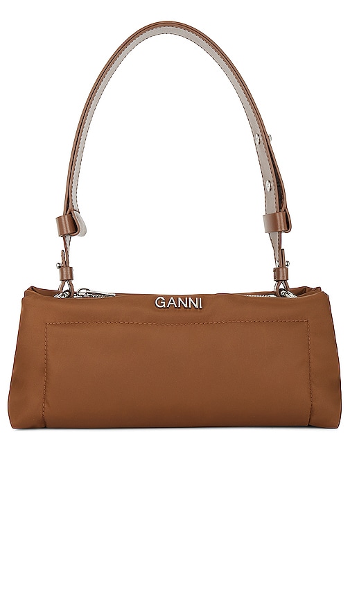 Ganni Pillow Baguette Pag in Toffee