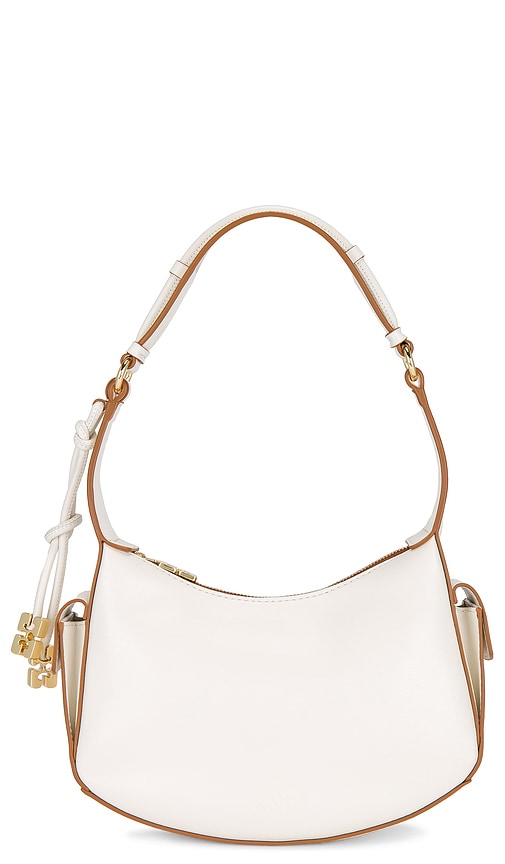 Ganni Shoulder Bag in Egret