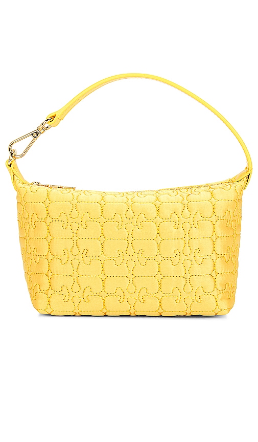 Ganni Butterfly Small Pouch in Blazing Yellow | REVOLVE