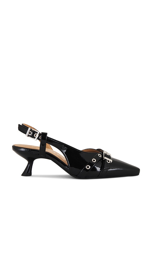 Eyelets Kitten Heel Pump