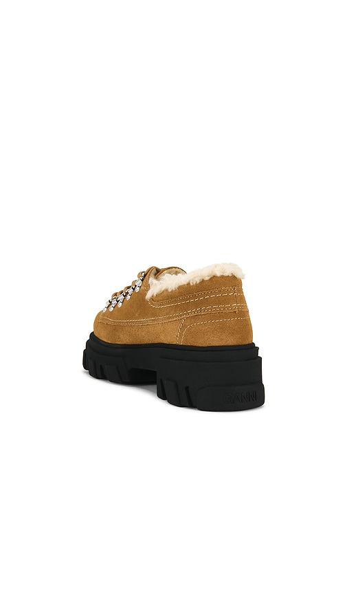  Ganni Derbyschuhe Cleated In Brown. Größe 40. Also In 41. 