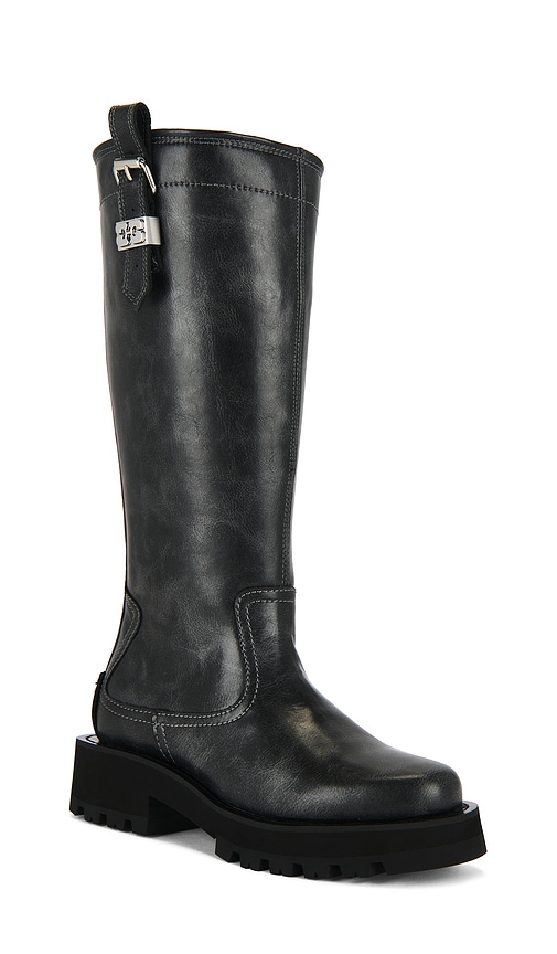 Ganni Studs Boot In Black