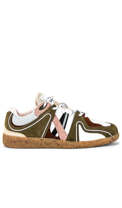 ☆送料・関税込☆GANNI★SPORTY MIX SNEAKERS★スニーカー★ Ganni Sporty Mix Sneaker in Green | REVOLVE
