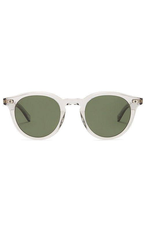 Shop Garrett Leight Clune X Sunglasses In Light Grey