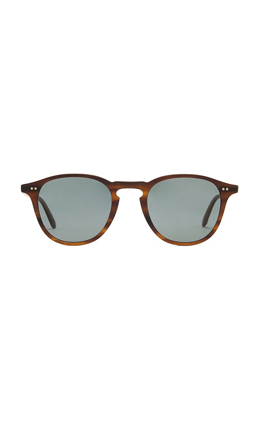Hampton Sun in Matte Saddle Tortoise & Semi-Flat Bluesmoke in - Garrett Leight - Modalova