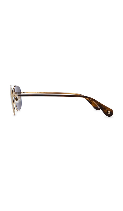  Garrett Leight Sonnenbrille In Metallic Silver. 
