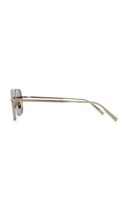  Garrett Leight Sonnenbrille In Metallic Silver. 