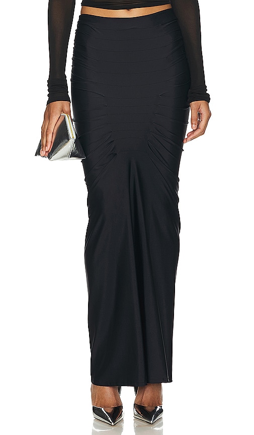 Shop Gauge81 Melia Skirt Long In 黑色