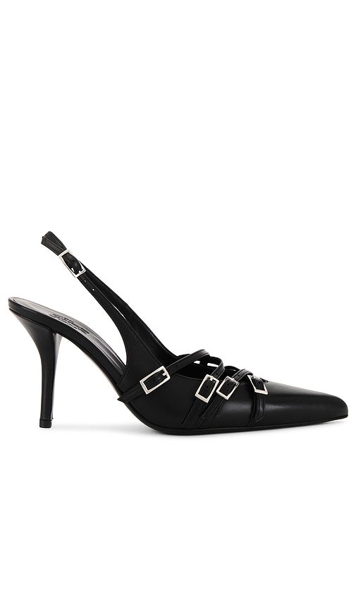 Shop Gia Borghini Phoebe Mule In 黑色