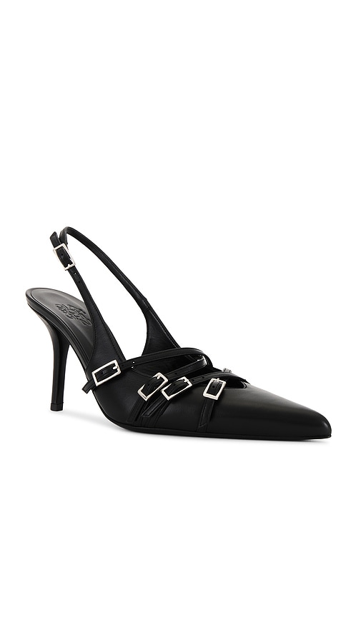 Shop Gia Borghini Phoebe Mule In 黑色