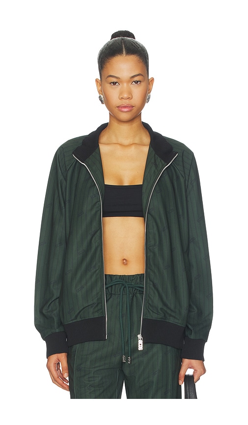 GCDS Triacetate Pinstripe Track Jacket