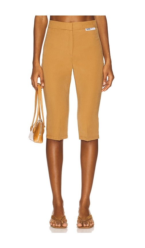 Cupro Tailoring Capri Trousers in . Size 38, 40, 42 - GCDS - Modalova