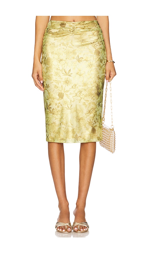 Printed Lame Midi Skirt in . - size M (also in S, XS, XXS) - GCDS - Modalova
