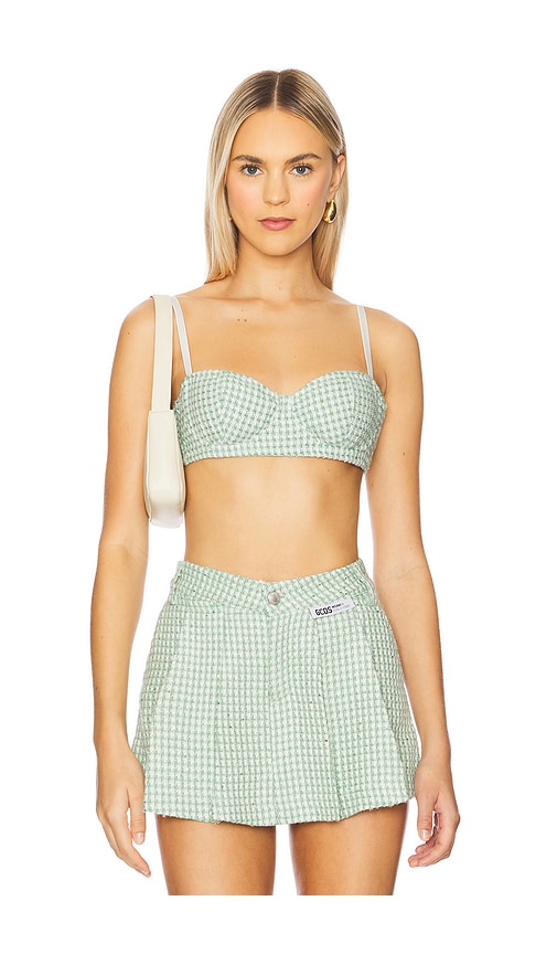 Tweed Bra in Sage. - size 2 (also in 4) - GCDS - Modalova
