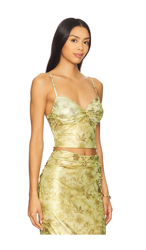 Gcds Printed Lame Top