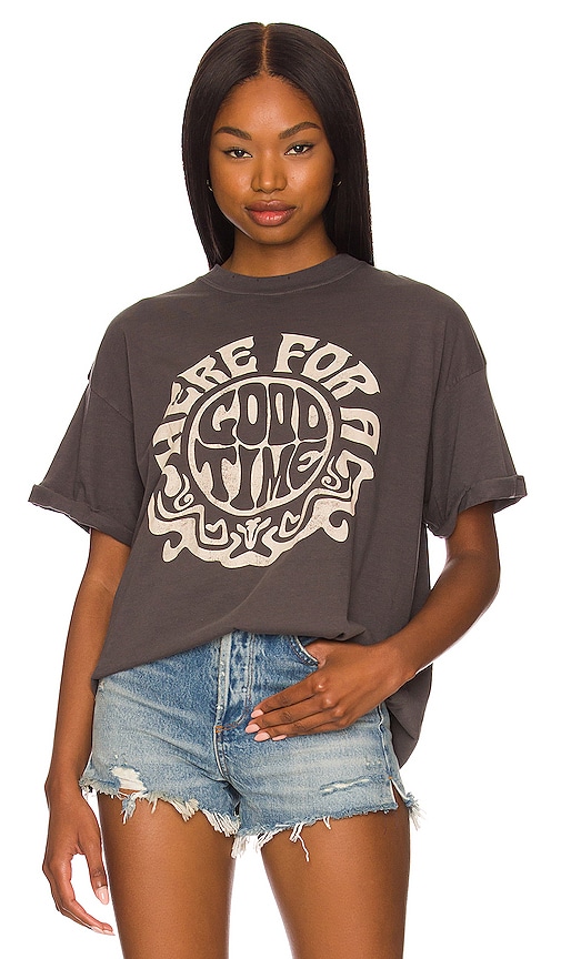 Girl Dangerous Here for a Good Time Tee in Vintage Black | REVOLVE