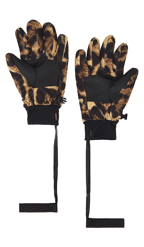 Goldbergh Softy Gloves In Brown