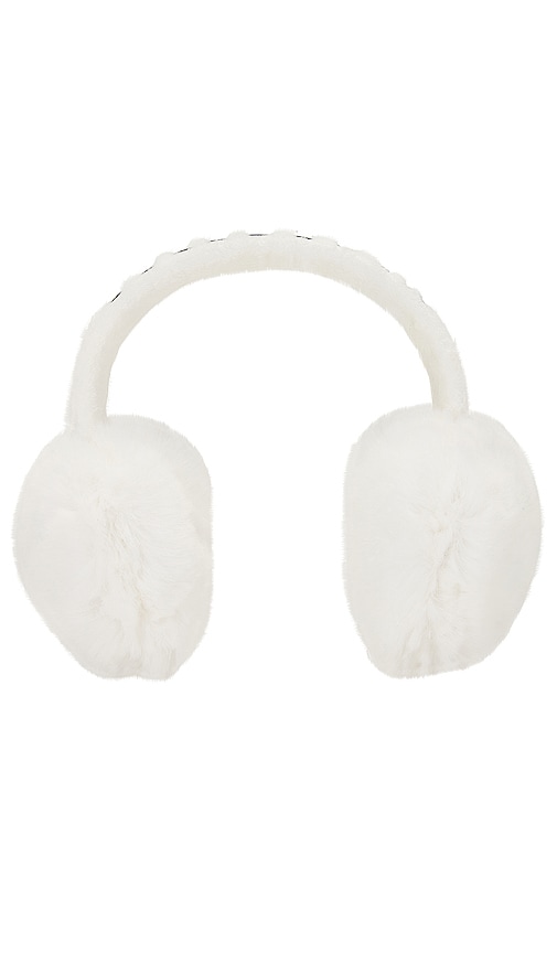 Shop Goldbergh Fluffy Ear Warmers In White