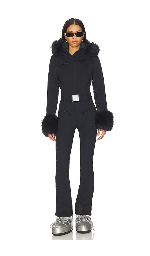 Goldbergh Angele Faux Border Ski Suit In Black