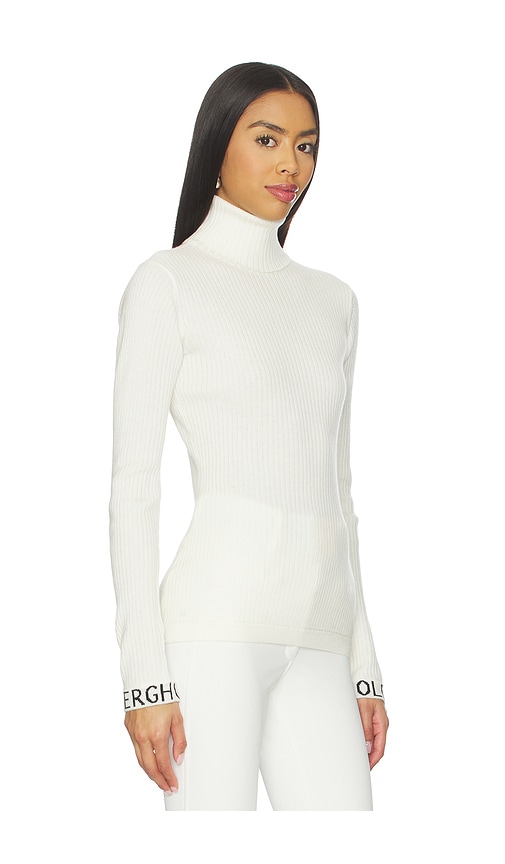 Goldbergh Mira Long Sleeve Knit Sweater In White