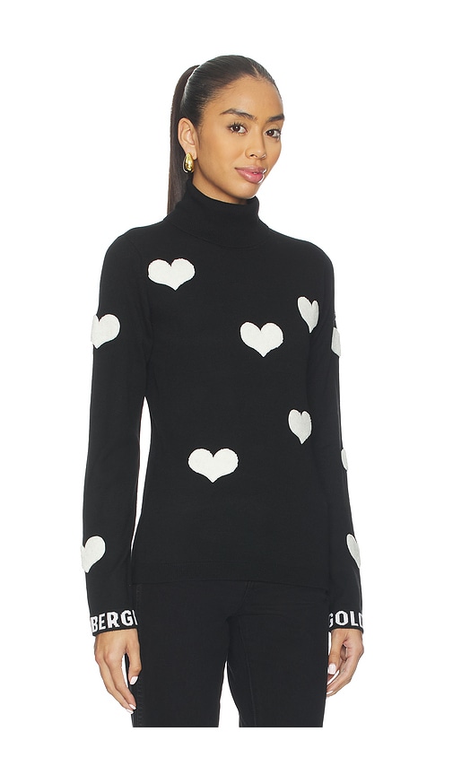 Goldbergh Bacio Long Sleeve Knit Sweater In Black
