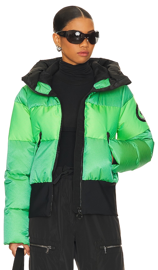 Shop Goldbergh Fever Ski Jacket In Green