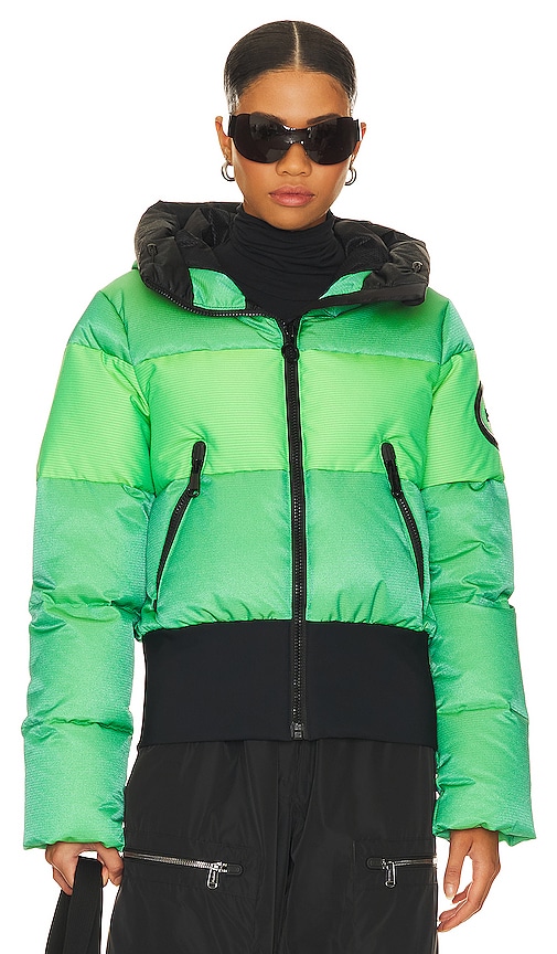 Shop Goldbergh Fever Ski Jacket In Green