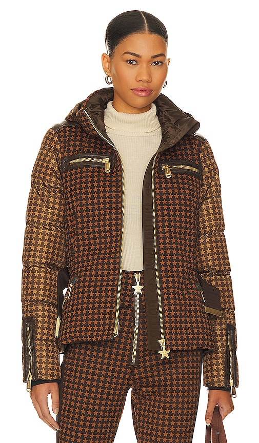 Shop Goldbergh Galaxy Ski Jacket In Brown