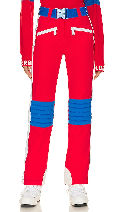 Shop Goldbergh Goalie Ski Pants In Red