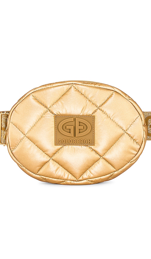 Goldbergh French Fanny Pack In Metallic Gold