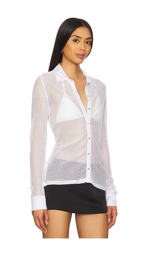 GOLDIE ALL FISHNET SHIRT 