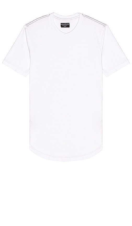 Goodlife Triblend Scallop Crew in White