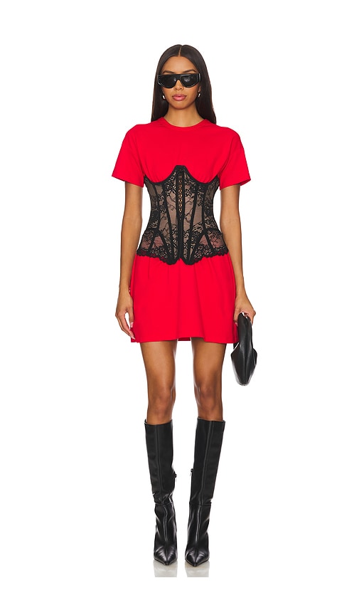 GIUSEPPE DI MORABITO T-shirt Dress in Red