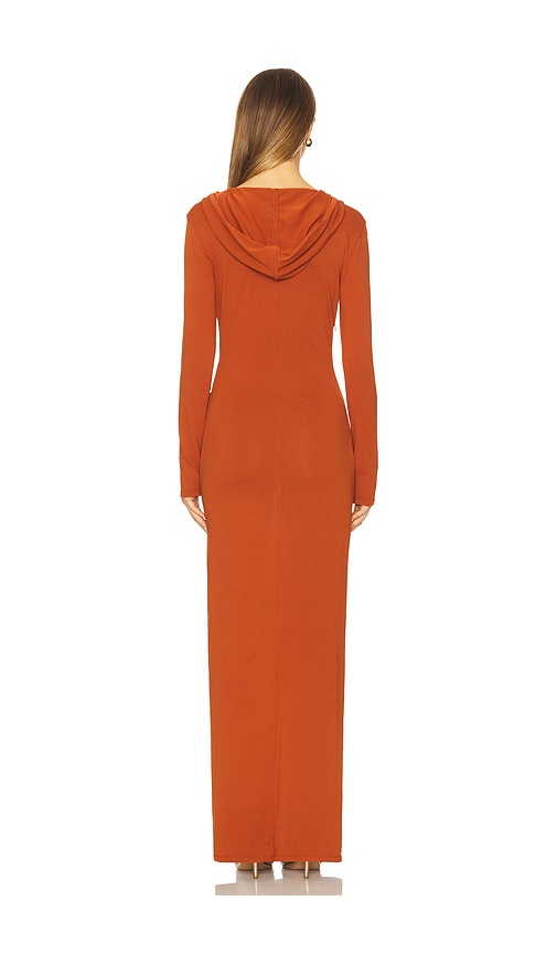  Giuseppe Di Morabito Langärmliges Maxikleid In Cognac. Größe S. Also In Xs. 