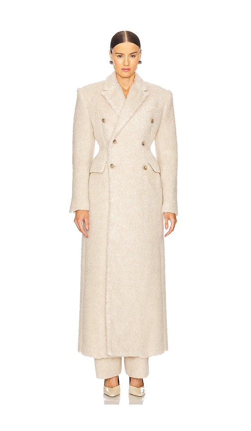 GIUSEPPE DI MORABITO Sherpa Coat in Milk | REVOLVE