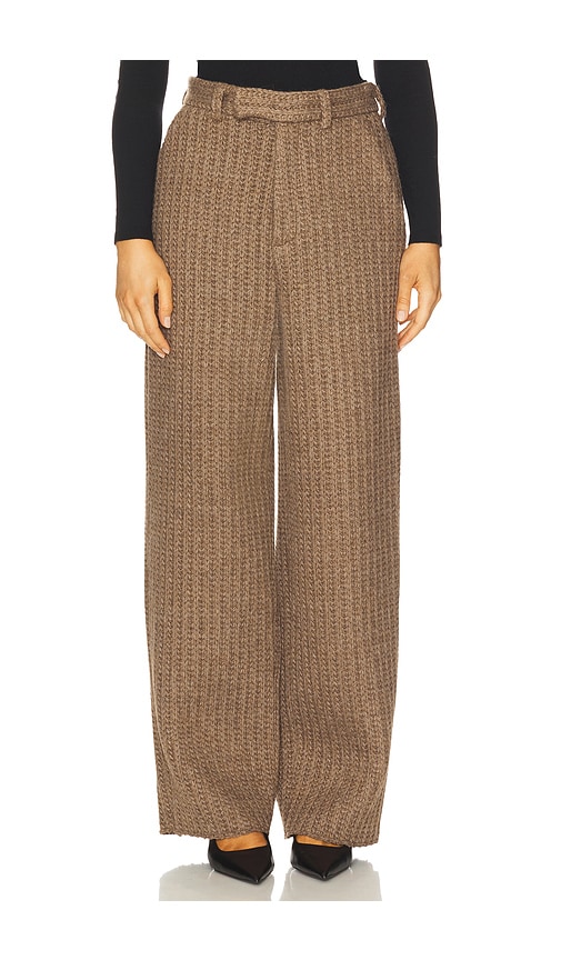 GIUSEPPE DI MORABITO Waffle Knit Pant