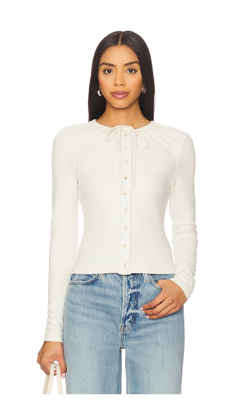 Geel Jane Cardigan In White